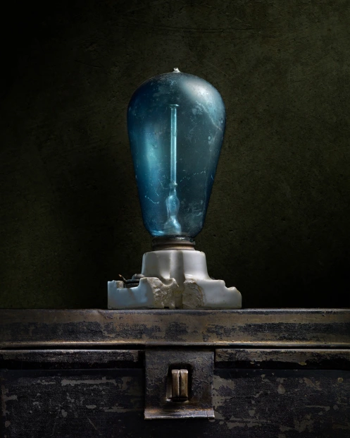 Light Painting Photographer Harold Ross' image "Industrial Light Bulb"